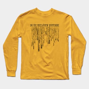 Ski the Trees in New Hampshire Long Sleeve T-Shirt